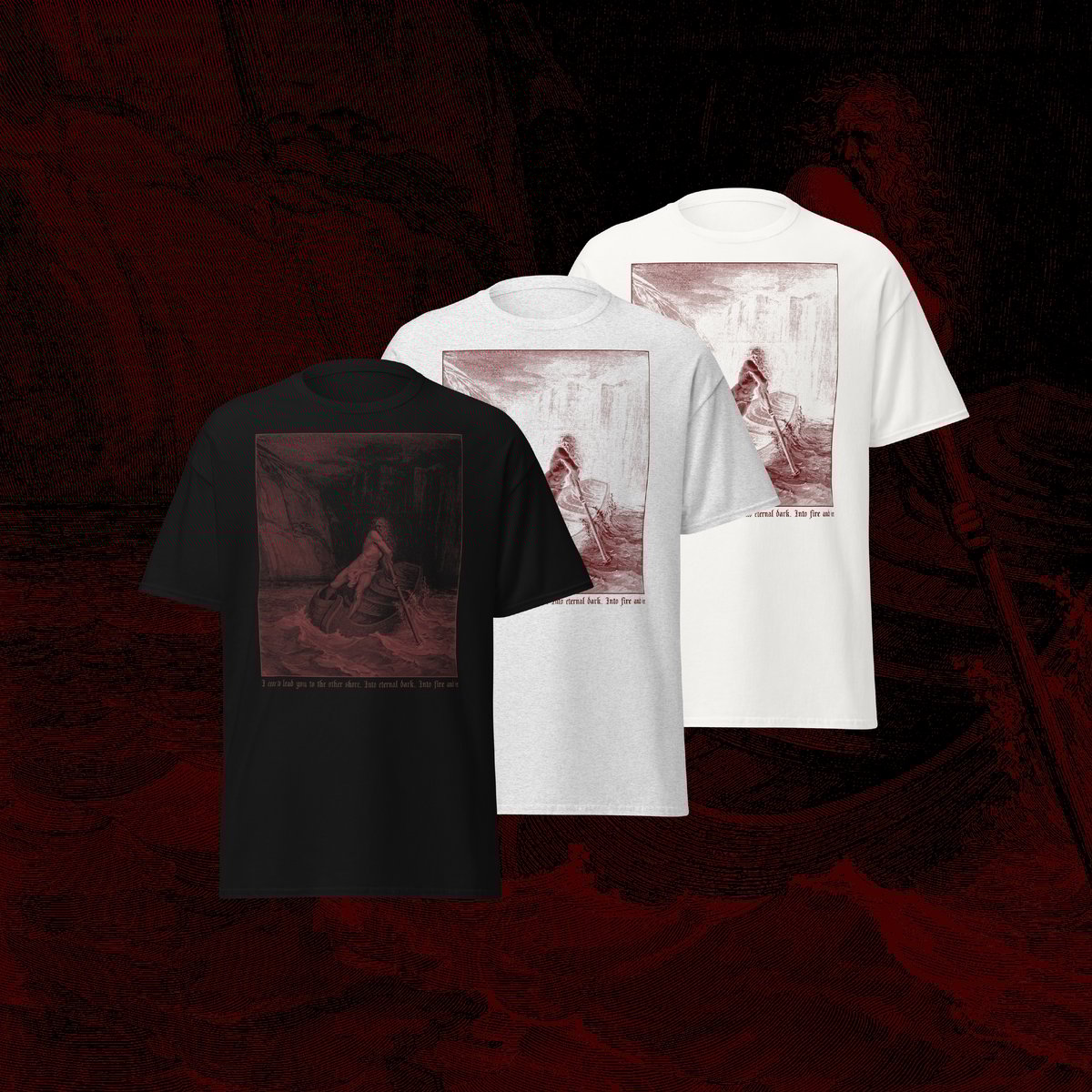 【Raucohouse】Hell hand printing over t-shirt Raucohouse】Hell hand printing over t-shirt (Raucohouse/T